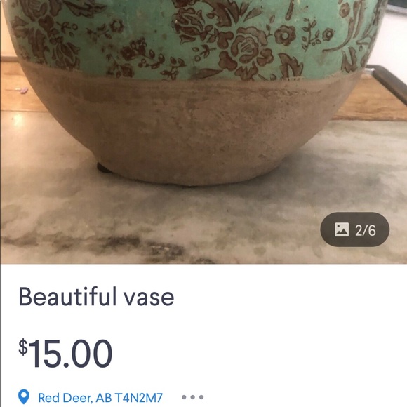 Beautiful antique style vase - Picture 4 of 5